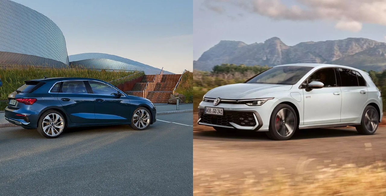 Volkswagen Golf GTE vs Audi A3 Sportback TFSIe: ¡La Batalla de los Híbridos Enchufables!